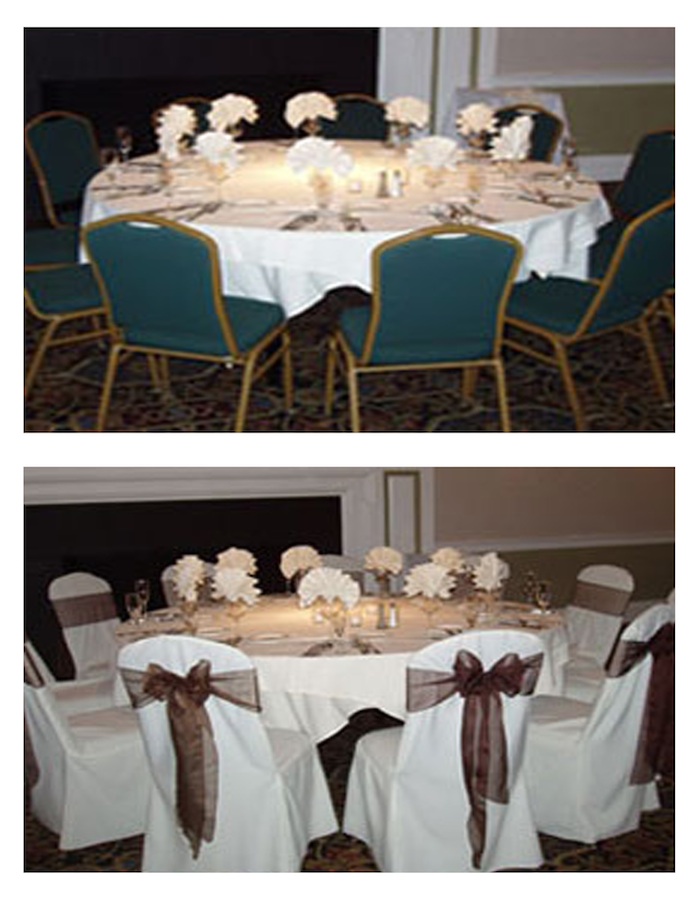 Chair cover before and after RS